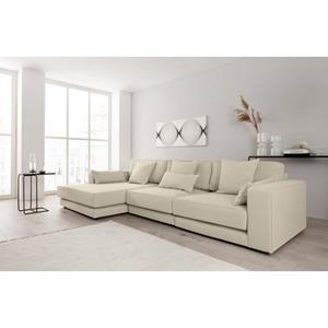 OTTO products Ecksofa "Grenette", Modulsofa, im Baumwoll-/Leinenmix oder umweltschoned aus recycelten Stoffen, Federkern