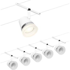 Paulmann WireDC Set Cone Kabelbasissysteem GU5.3 Wit (mat), Chroom