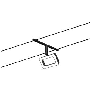 Paulmann WS DC Frame 12V-kabelsysteem lamp Zwart (mat), Chroom