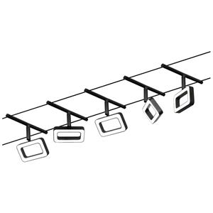 Paulmann WS DC Frame Kabelsysteem compleet Zwart (mat), Chroom