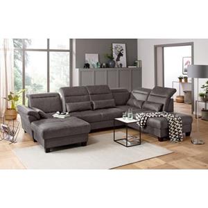 Premium collection by Home affaire Zithoek Solvei incl. zitdiepteverstelling en binnenvering, naar keuze verstelbaar hoofdeind en slaapfunctie, contrastnaad