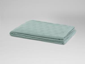 Yumeko Babydeken katoen cloud sea green 75x100 100% biologisch en fairtrade katoen