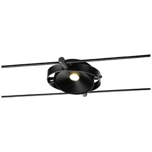 SLV LED Seilsystemleuchte Tenseo in Schwarz 6W 360lm