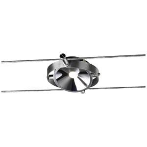 SLV LED Seilsystemleuchte Tenseo in Chrom und Edelstahl 6W 360lm