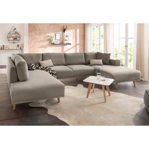 Home affaire Zithoek Lasse in scandinavische stijl met houten poten