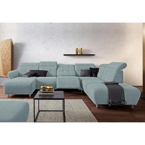 Places of Style Zithoek Manhattan bank met elektrische relaxfunctie, verstelbare armleuningen