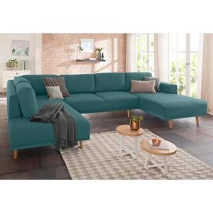 Home affaire Zithoek Lasse in scandinavische stijl met houten poten