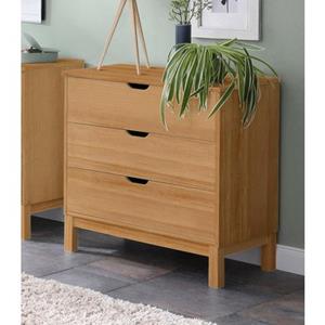 Home affaire Kast Post van massief mooi grenenhout, met vele opbergmogelijkheden, breedte 76 cm