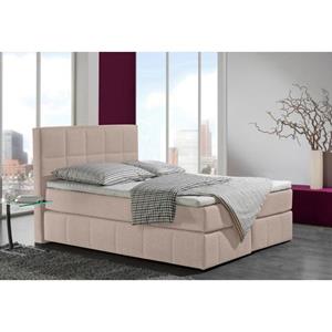 INOSIGN Boxspringbett "Casano", mit feiner Steppung, in 3 Matratzenarten, 2 Härtegraden und 5 Farben