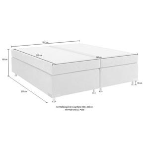 Westfalia Polsterbetten Boxspring Nederland zonder hoofdsteun, vrij plaatsbaar