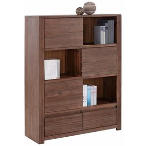 Home affaire Multifunctionele kast Wally met houten schuifdeuren.