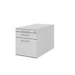 Ladeblok verrijdbaar met 2 laden draadhandvat D 80cm - Hammerbacher