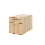Ladeblok verrijdbaar met 2 laden draadhandvat D 80cm - Hammerbacher