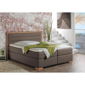 Home affaire Boxspringbett "Treviso", in 5 Breiten, 3 Ausführungen, 2 Härtegraden, Topper. Holzrahmen