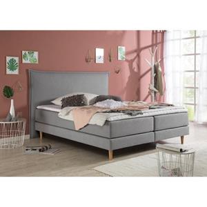 Andas Boxspring KIRUNA in 4 breedten, 3 matrassoorten, tot 3 hardheden, incl. topmatras