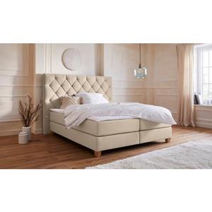 Guido Maria Kretschmer Home&Living Boxspringbett »Harmones hoch«, in 3 Breiten, 3 Matratzenarten, Härtegrad auch im Mix mit je 1 Matratze in H2 und H3, incl. Topper