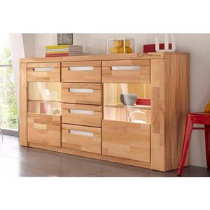 Home affaire Woltra Dressoir Kolding Breedte 140 cm met 2 glasdeuren