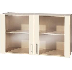 wiho Küchen Glashängeschrank "Kiel", Front mit Glaseinsatz