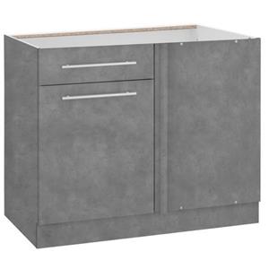 wiho Küchen Eckunterschrank "Flexi2", Breite 100 cm, Planungsmaß 110 cm, ohne Arbeitsplatte