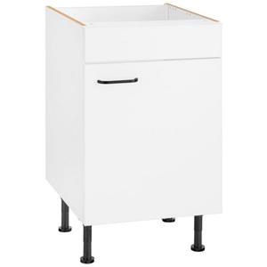 OPTIFIT Spülenschrank "Elga", Breite 50 cm,Soft-Close-Funktion,höhenverstellbare Füße,Metallgriff