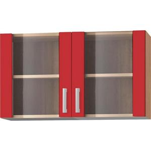 OPTIFIT Hängeschrank "Odense", 100 cm breit, mit 2 Türen mit Glaseinsatz
