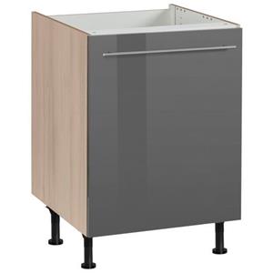 OPTIFIT Spülenschrank "Bern", 60 cm breit, mit 1 Tür, mit höhenverstellbaren Füßen, mit Metallgriff