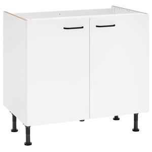 OPTIFIT Spülenschrank "Elga", Breite 90 cm,Soft-Close-Funktion,höhenverstellbare Füße,Metallgriff