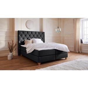 Guido Maria Kretschmer Home&Living Boxspringbett »Harmones hoch«, in 3 Breiten, 3 Matratzenarten, Härtegrad auch im Mix mit je 1 Matratze in H2 und H3, incl. Topper