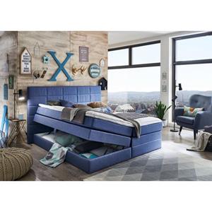 ATLANTIC home collection Boxspringbett, mit Bettkasten und Topper