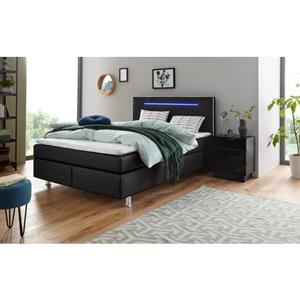 COLLECTION AB Boxspringbett, inkl. LED-Beleuchtung, Topper und Kissen