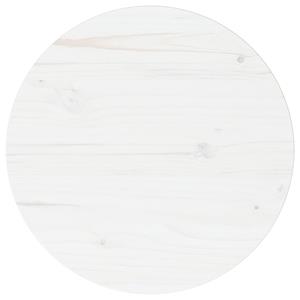 vidaxl Tafelblad 40x2,5 cm massief grenenhout wit