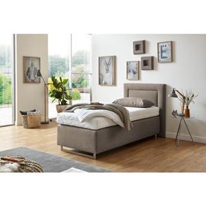 Westfalia Schlafkomfort Boxspringbett, mit Zierkissen und verchromten Kufen, in diversen Ausführungen