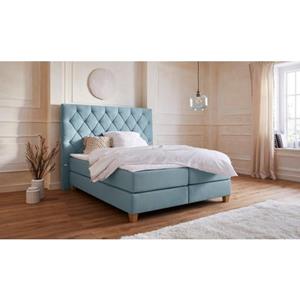 Guido Maria Kretschmer Home&Living Boxspringbett »Harmones hoch«, in 3 Breiten, 3 Matratzenarten, Härtegrad auch im Mix mit je 1 Matratze in H2 und H3, incl. Topper