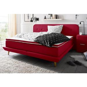 andas Boxspringbett "Premium", Steppung mit Knopfheftung, inkl. Topper