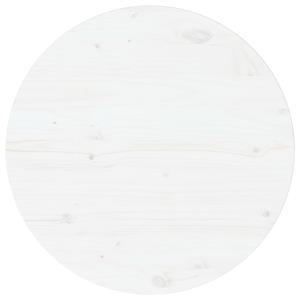 vidaxl Tafelblad 60x2,5 cm massief grenenhout wit