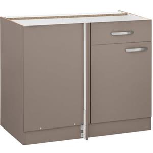 wiho Küchen Eckunterschrank "Kansas", 100 cm breit, Planungsmaß 110 cm, ohne Arbeitsplatte