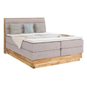 OTTO products Boxspringbett »Jenna«, ohne LED-Beleuchtung, mit zertifizierten, recycelten Bezugsstoffen, mit Bettkasten, auch Härtegrad 4 erhältlich!