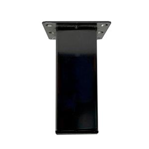 Furniture Legs Europe Black chromen vierkanten meubelpoot 13 cm