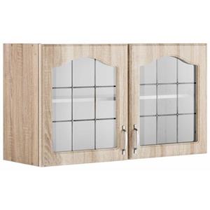 wiho Küchen Glashängeschrank "Linz", 100 cm breit, mit 2 Glastüren