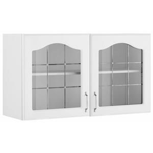 wiho Küchen Glashängeschrank "Linz", 100 cm breit, mit 2 Glastüren