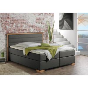 Home affaire Boxspringbett "Treviso", in 5 Breiten, 3 Ausführungen, 2 Härtegraden, Topper. Holzrahmen