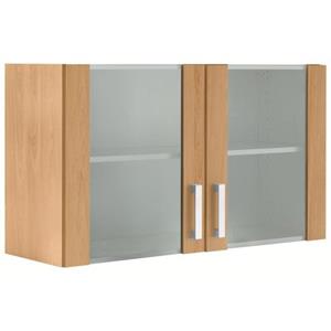OPTIFIT Hängeschrank "Odense", 100 cm breit, mit 2 Türen mit Glaseinsatz
