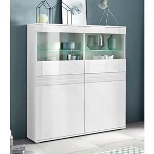 borchardt Möbel Vitrinekast Florence Hoogte 125 cm