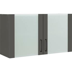 wiho Küchen Glashängeschrank "Esbo", Front mit Glaseinsatz