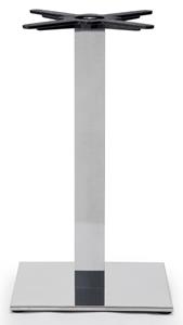 Tiffany Tafelonderstel - H73 Cm - Vierkante Voetplaat - Gepolijst RVS