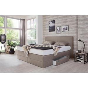 Westfalia Schlafkomfort Boxspringbett, mit Schubkästen und Zierkissen