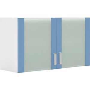 wiho Küchen Glashängeschrank "Husum", Front mit Glaseinsatz