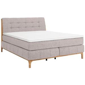 OTTO products Boxspringbett »Jelle« (5-St), mit zertifizierten, recycelten Bezugsstoffen, verschiedene Ausführungen, auch Härtegrad 4 erhältlich!