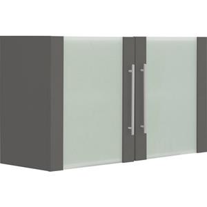 wiho Küchen Glashängeschrank "Unna", Front mit Glaseinsatz