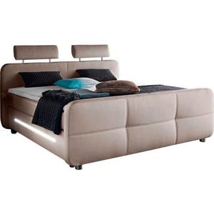 Places of Style Boxspringbett, inkl. Topper und LED-Beleuchtung